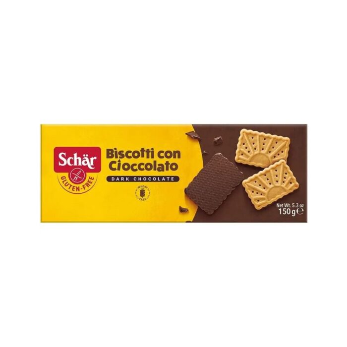 Herbatniki z czekoladą bezglutenowe 150g SCHAR - obrazek 2