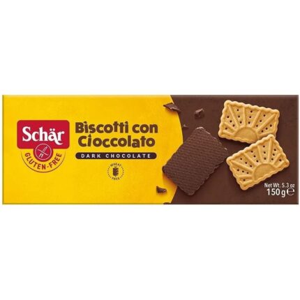 Herbatniki z czekoladą bezglutenowe 150g SCHAR