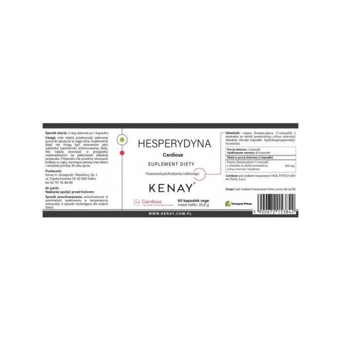 CARDIOSE HESPERYDYNA 60 KAPS. - obrazek 2
