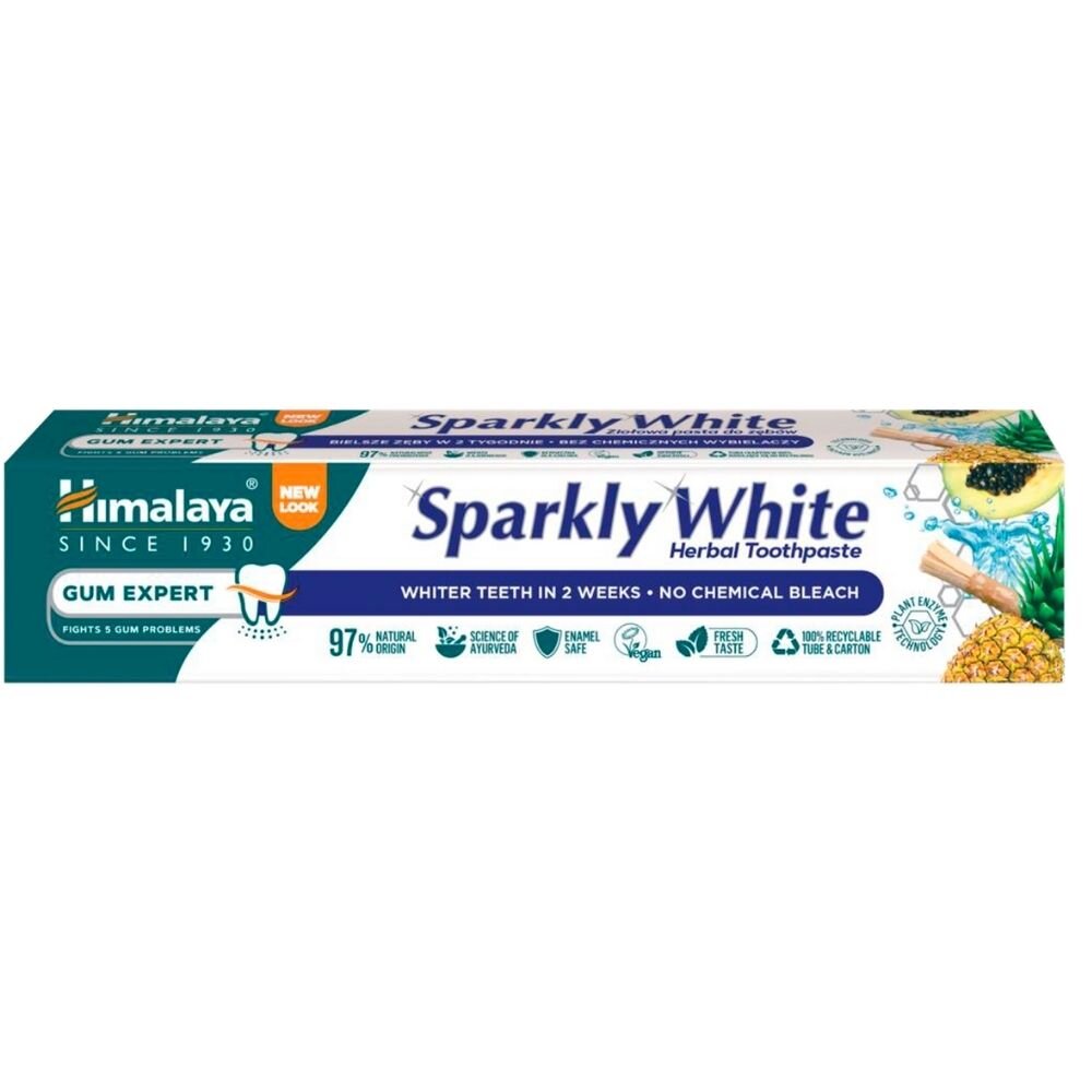 him5591-1-1-1.jpg Himalaya Sparkly White Wybielająca pasta do zębów - 75 ml - obrazek 1