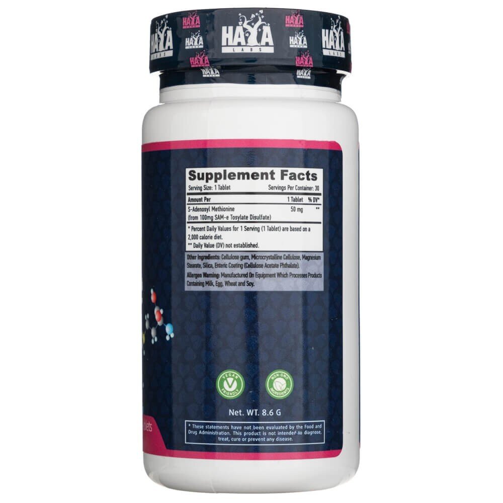hl38-2-1.jpg Haya Labs SAMe 50 mg - 100 tabletek - obrazek 2