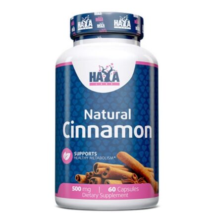 Haya Labs Organic Cinnamon 500 mg - 60 kapsułek
