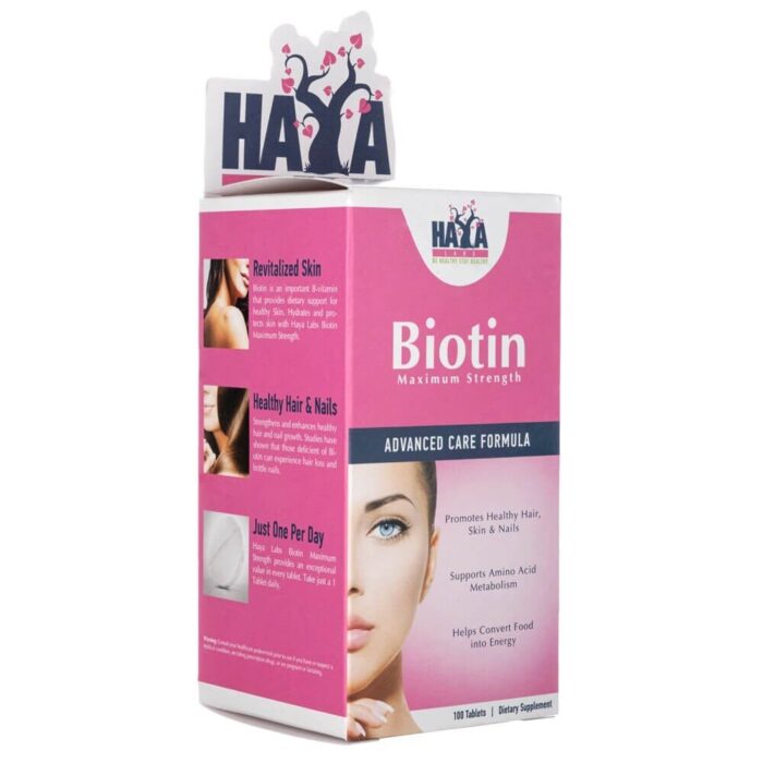 Haya Labs Biotyna 10000 mcg - 100 tabletek - obrazek 7