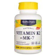 Healthy Origins Witamina K2 MK-7 100 mcg - 180 kapsułek
