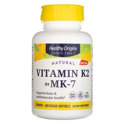 Healthy Origins Witamina K2 MK-7 100 mcg - 180 kapsułek