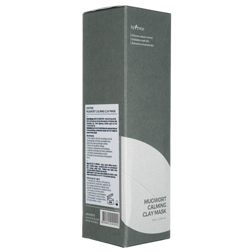 ist0009-3-1.jpg Isntree Maseczka do twarzy oczyszczająca Real Mugwort Clay Mask - 100 ml - obrazek 3