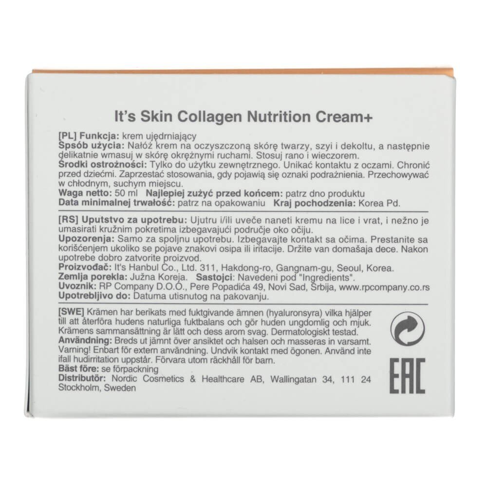 its028-2-1.jpg It's Skin Krem ujędrniający Collagen Nutrition Cream+ - 50 ml - obrazek 2