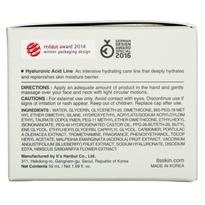 It's Skin Krem nawilżajacy Hyaluronic Acid Moisture Cream+ - 50 ml - obrazek 7
