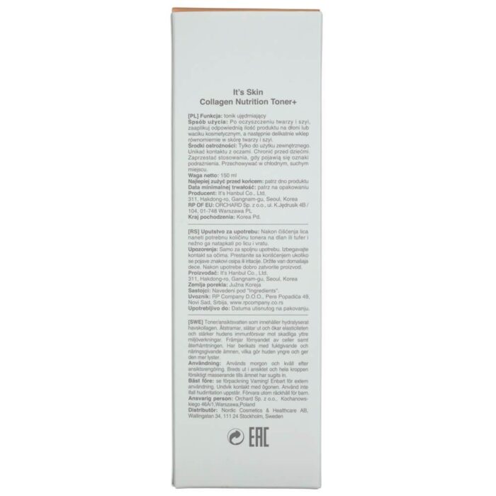 It's Skin Tonik ujędrniający Collagen Nutrition Toner+ - 150 ml - obrazek 6