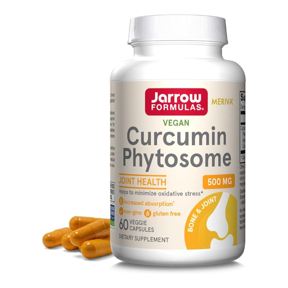 jar0090-1-1.jpg Jarrow Formulas Curcumin Phytosome Meriva 500 mg - 60 kapsułek - obrazek 1