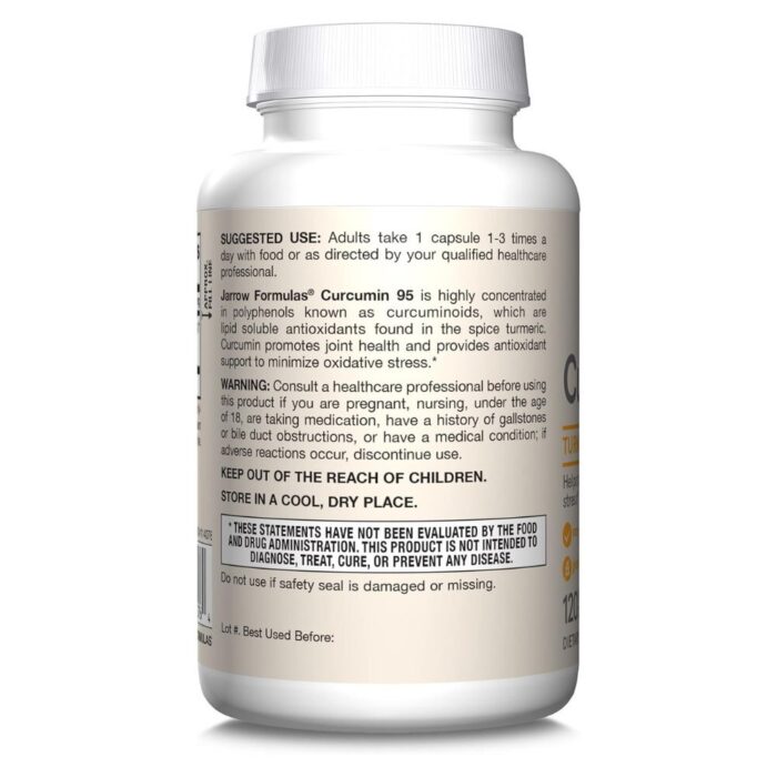 Jarrow Formulas Kurkuma 500 mg - 120 kapsułek - obrazek 2