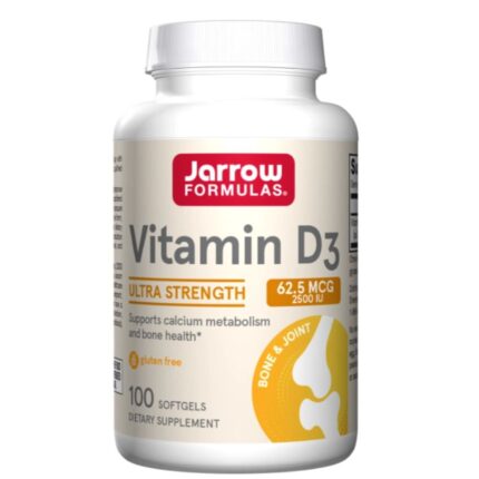 Jarrow Formulas Witamina D3 2500 IU - 100 kapsułek