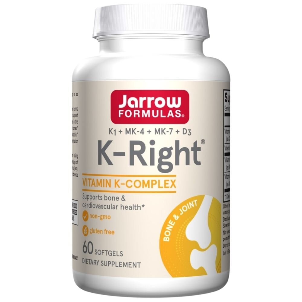 jar090-1-1.jpg Jarrow Formulas K-Right, Kompleks Witaminy K - 60 kapsułek - obrazek 1