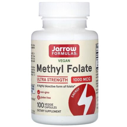 Jarrow Formulas Methyl Folate (Folian) 1000 mcg - 100 kapsułek