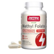 Jarrow Formulas Methyl Folate (Folian) 1000 mcg - 100 kapsułek - obrazek 2