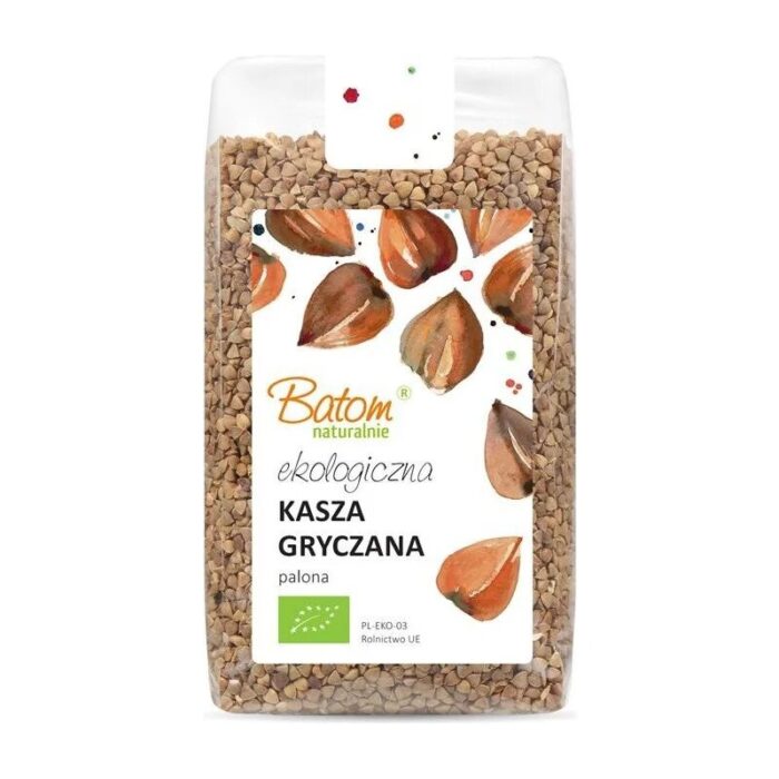 Kasza gryczana palona 1kg BATOM BIO - obrazek 1