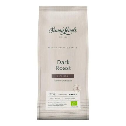 Kawa ziarnista mocno palona Espresso Dark Roast 1kg SIMON LÈVELT BIO