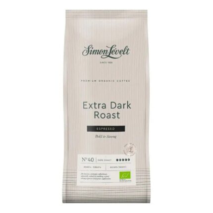 Kawa ziarnista bardzo mocno palona Espresso Extra Dark Roast 1kg SIMON LÈVELT BIO