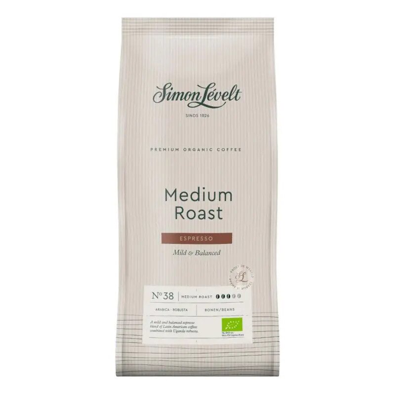 kawa-arabica-robusta-espresso-simon-levelt-medium-roast-ziarna-1kg-bio-2.jpg Kawa ziarnista średnio palona Espresso Medium Roast 1kg SIMON LÈVELT BIO - obrazek 1