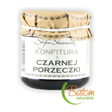 Konfitura z czarnej porzeczki niskosłodzona 200g SKWIERAWSKI