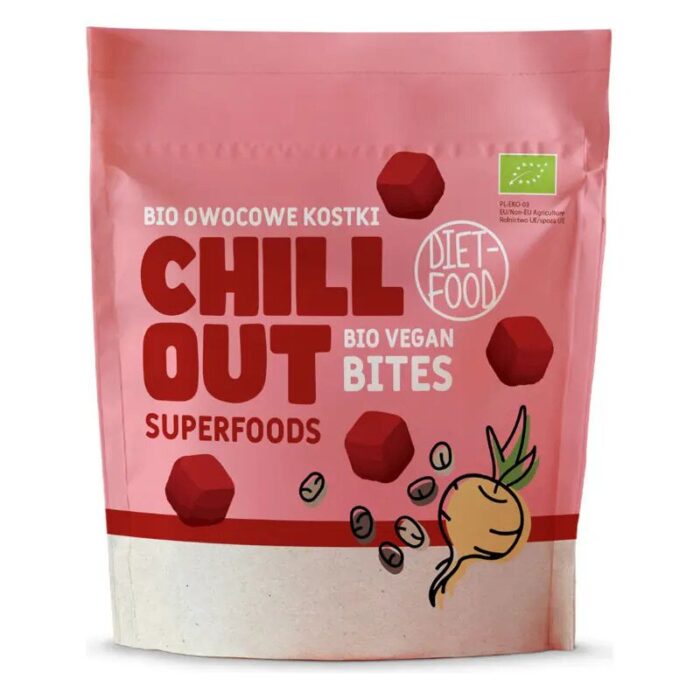 Przekąska owocowa Chillout Superfoods kostki 120g DIET-FOOD BIO - obrazek 1