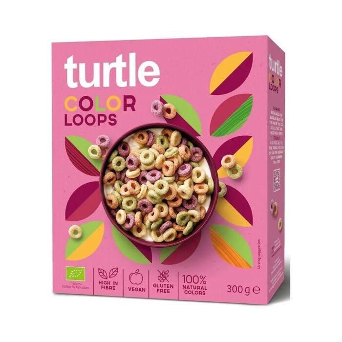 KÓŁKA ZBOŻOWE KOLOROWE BEZGLUTENOWE BIO 300 g - TURTLE - obrazek 2