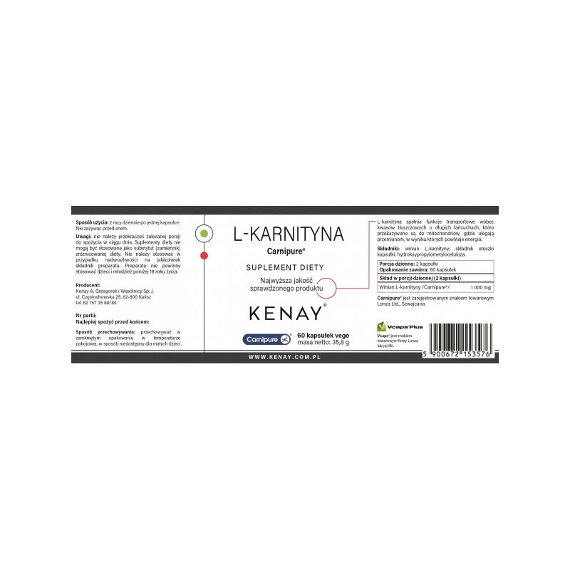 l-karnityna-carnipure-60-kapsulekk-1.jpg CARNIPURE 500 mg L-Karnityna 60 kaps. - obrazek 2