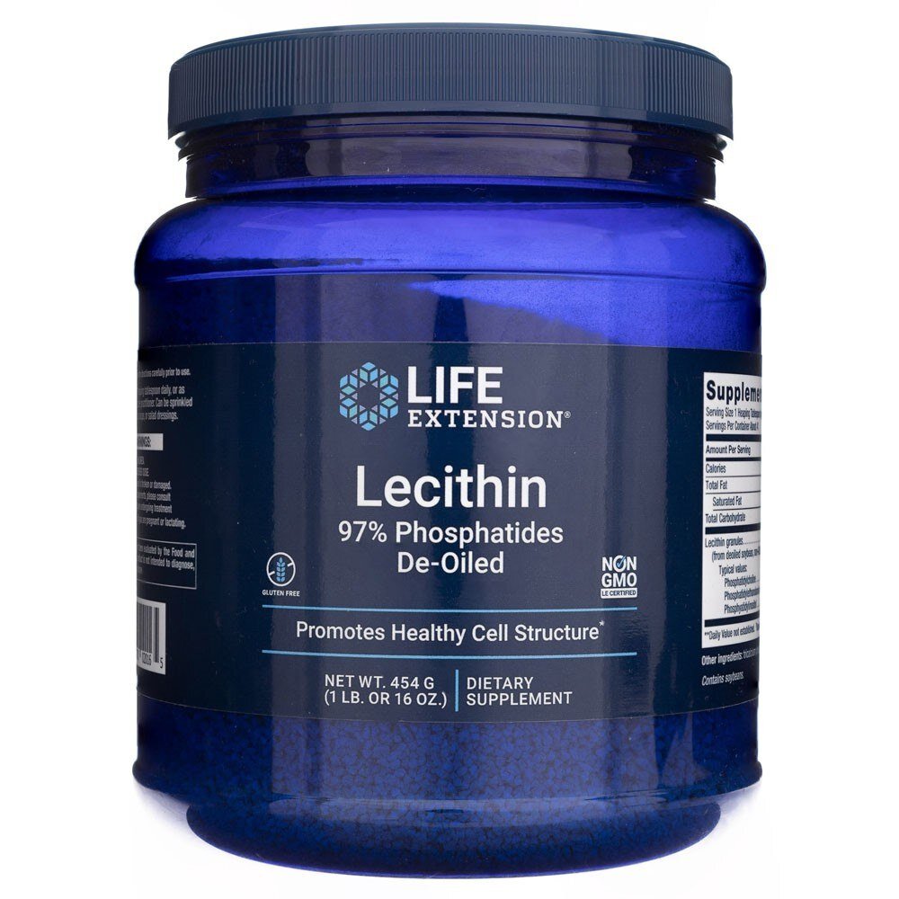 le00020-1-1-1.jpg Life Extension Lecytyna sojowa BEZ GMO w granulkach - 454 g - obrazek 1