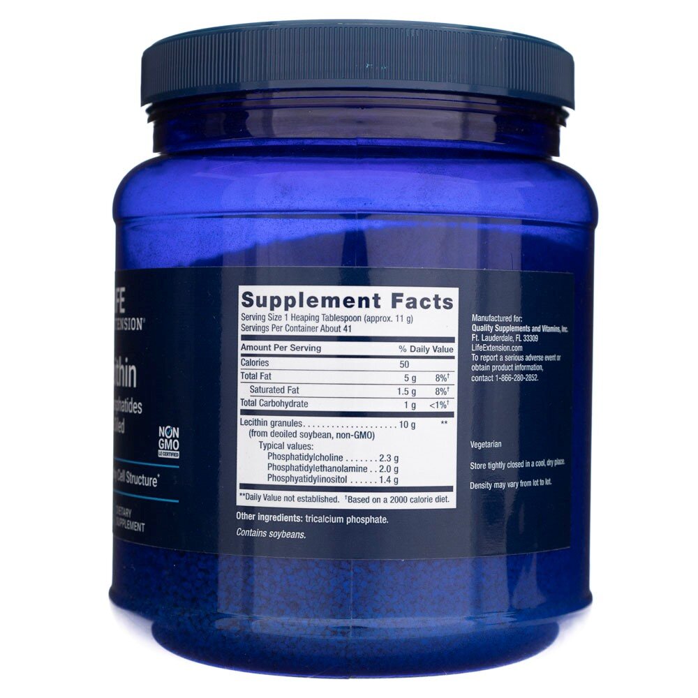 le00020-6-1-1.jpg Life Extension Lecytyna sojowa BEZ GMO w granulkach - 454 g - obrazek 6