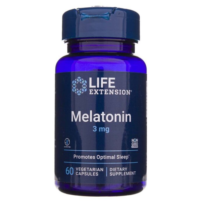 Life Extension Melatonina 3 mg - 60 kapsułek - obrazek 1