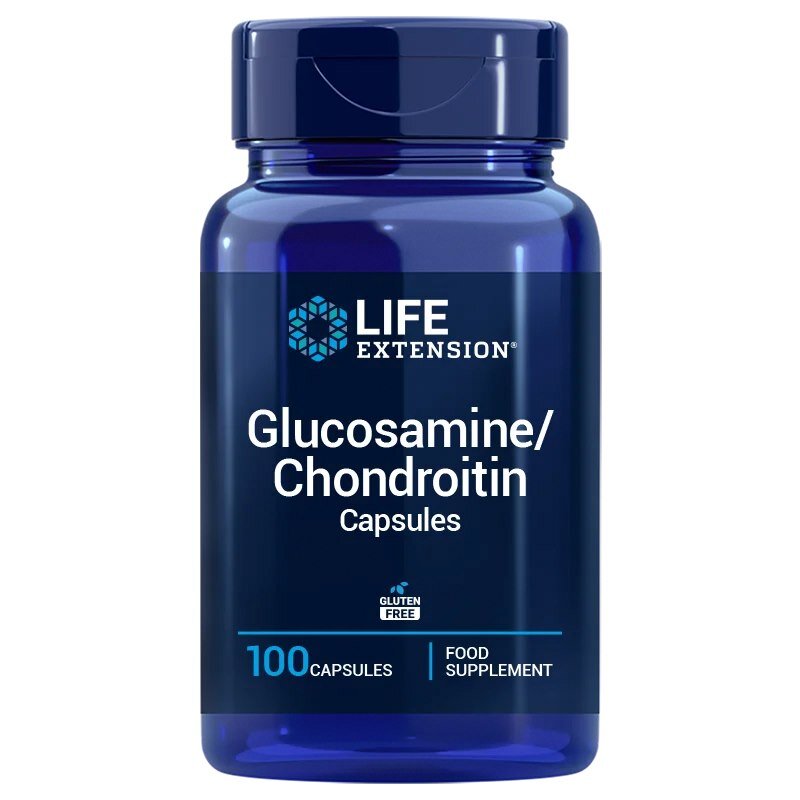 le00522eu-1-1.jpg Life Extension Glukozamina Chondroityna - 100 kapsułek - obrazek 1