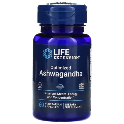 Life Extension Optimized Ashwagandha wyciąg - 60 kapsułek