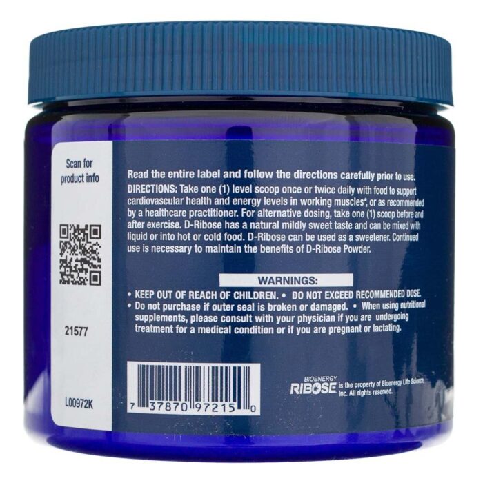 Life Extension D-Ryboza w proszku - 150 g - obrazek 3