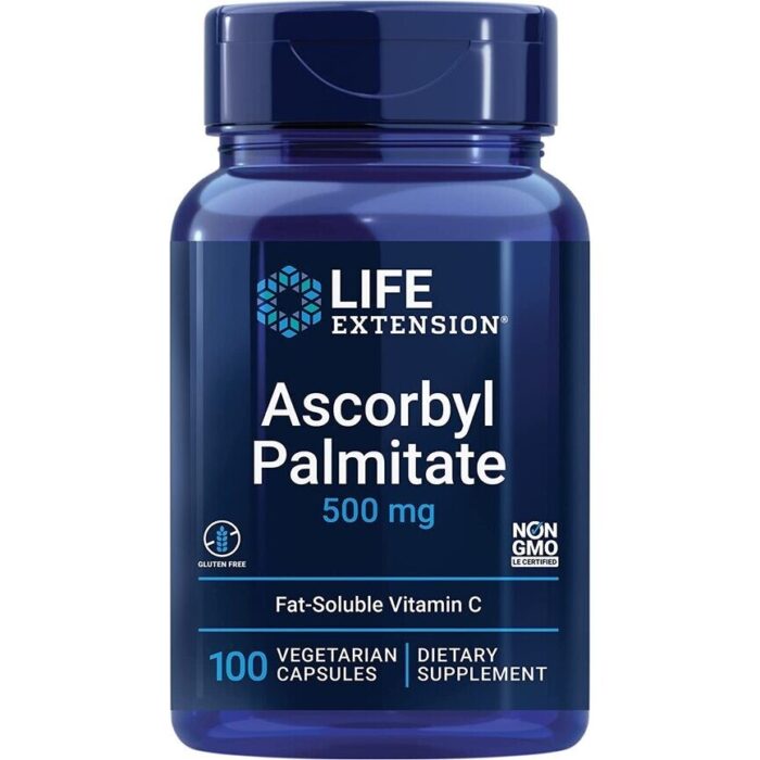 Life Extension Palmitynian Askorbylu 500 mg - 100 kapsułek - obrazek 1