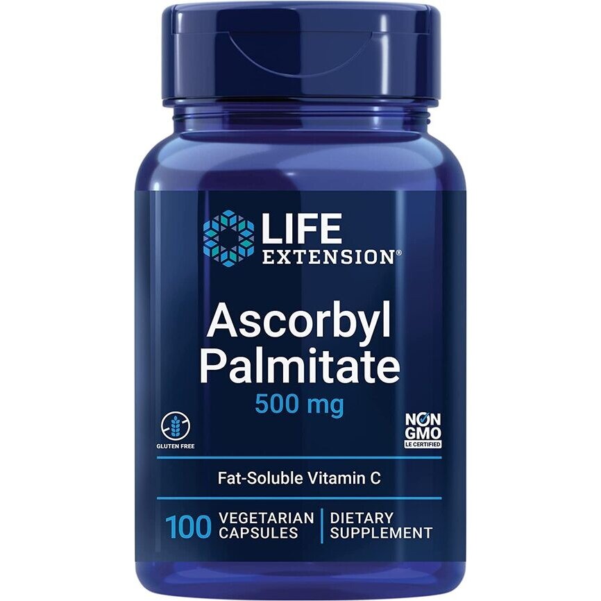 le01533-1-1.jpg Life Extension Palmitynian Askorbylu 500 mg - 100 kapsułek - obrazek 1