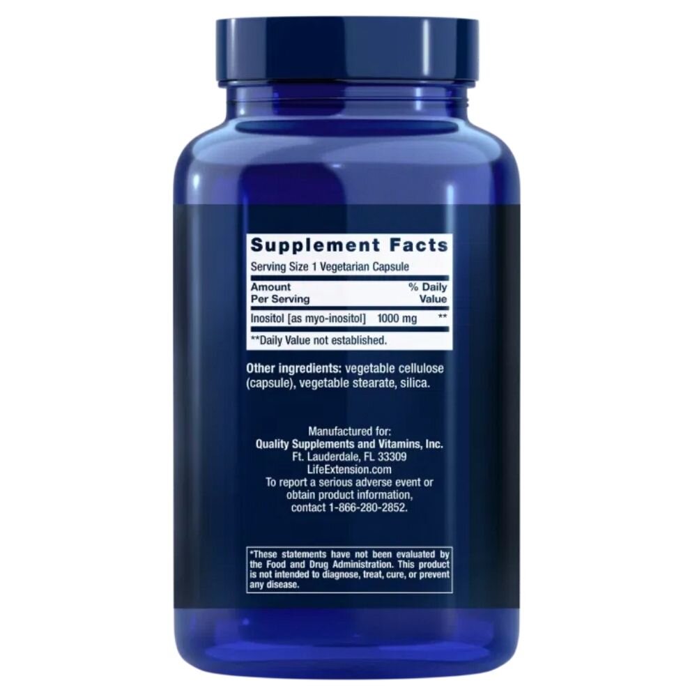 le01674-2-1.jpg Life Extension Inozytol 1000 mg - 360 kapsułek - obrazek 2