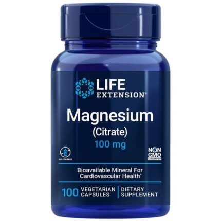 Life Extension Cytrynian Magnezu 100 mg - 100 kapsułek
