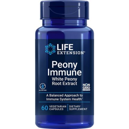 Life Extension Peony Immune (Regulacja Immunologiczna) - 60 kapsułek