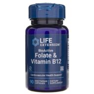 Life Extension Bioaktywny Folian i Witamina B12 - 90 kapsułek