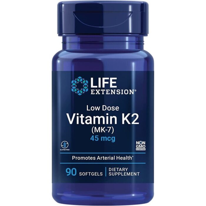 Life Extension Witamina K2 45 mcg - 90 kapsułek - obrazek 1