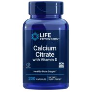 Life Extension Cytrnian wapnia + Witamina D - 200 kapsułek