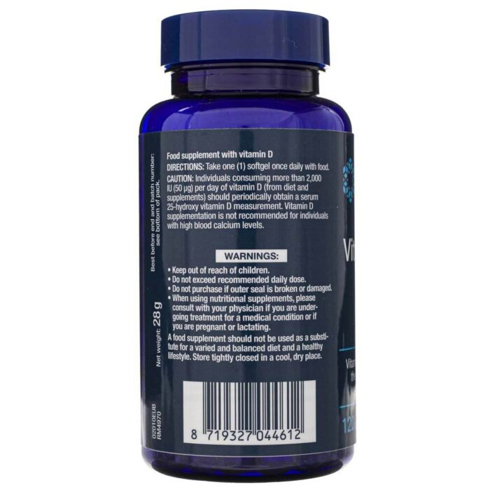 Life Extension Witamina D3 3000 IU - 120 kapsułek żelowych - obrazek 3