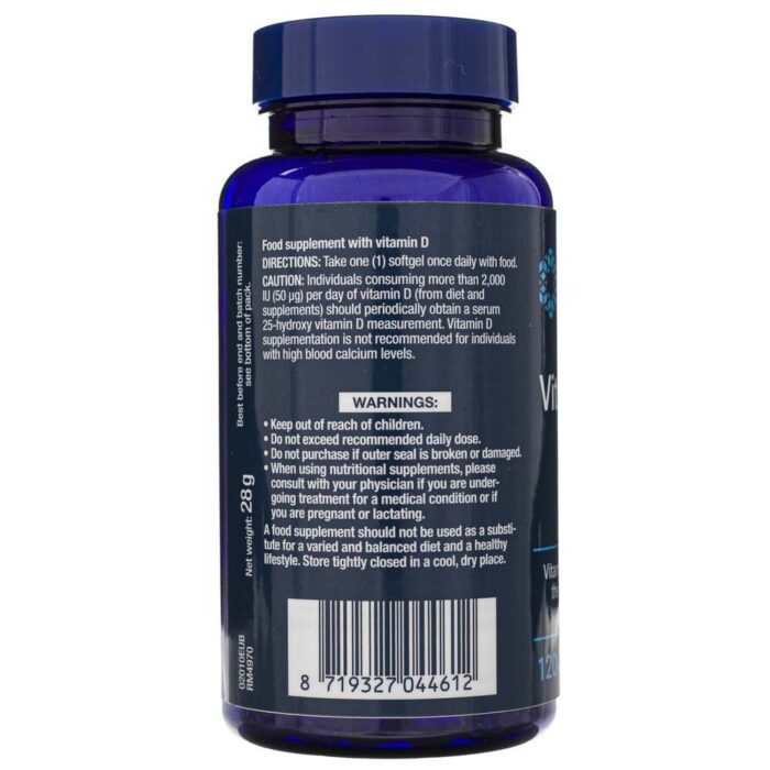 Life Extension Witamina D3 3000 IU - 120 kapsułek żelowych - obrazek 4