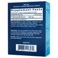 Life Extension SAMe S-Adenozylo L-Metionina 200 mg - 30 tabletek - obrazek 2