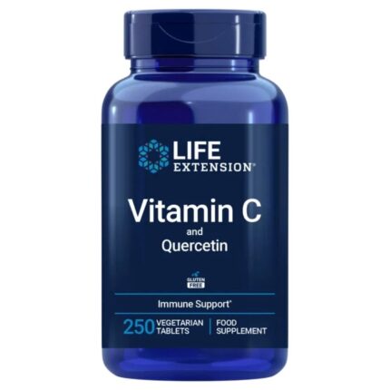 Life Extension Witamina C 1000 mg z fitosomem bio-kwercetyny - 250 tabletek