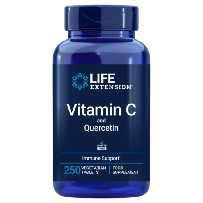 Life Extension Witamina C 1000 mg z fitosomem bio-kwercetyny - 250 tabletek - obrazek 1