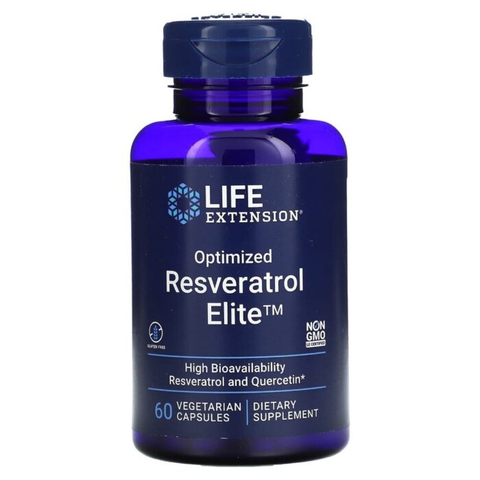 Life Extension Optymalizowany Resweratrol - 60 kapsułek - obrazek 1