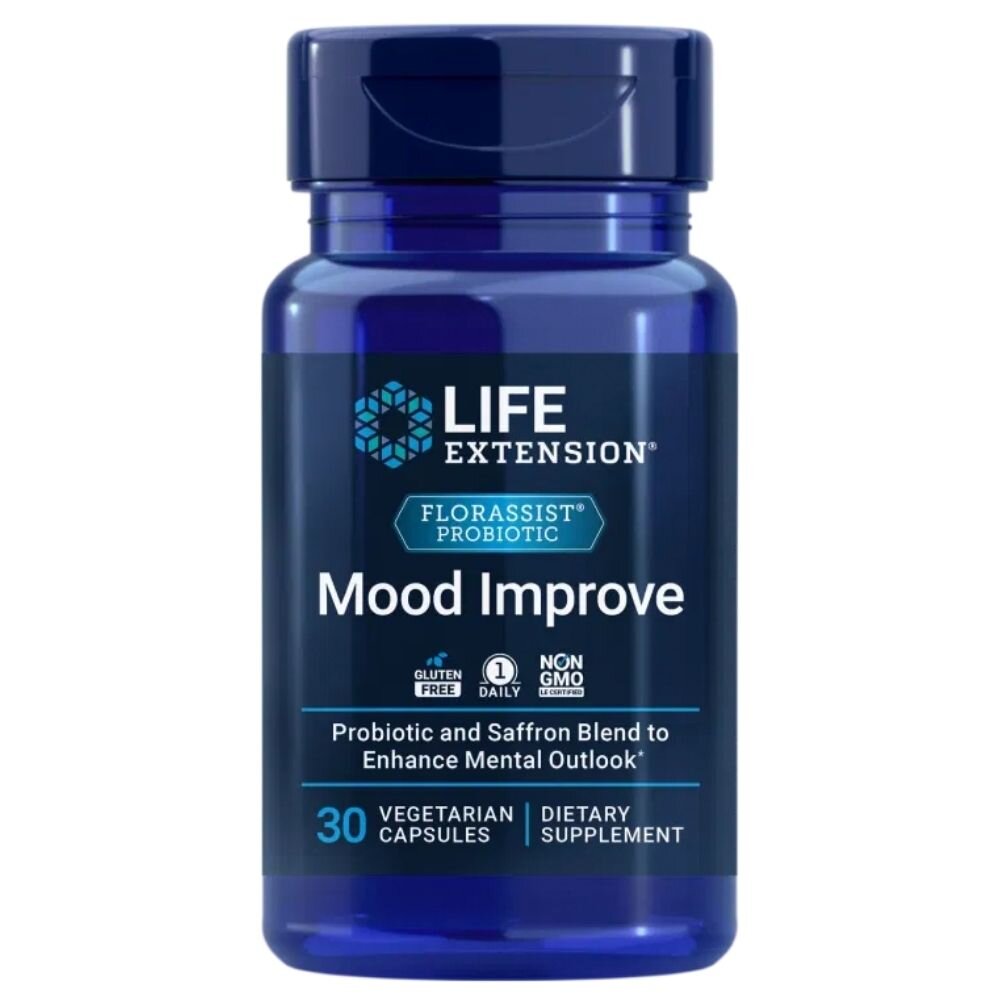 le02250-1-1.jpg Life Extension Florassist® Mood Improve - 30 kapsułek - obrazek 1