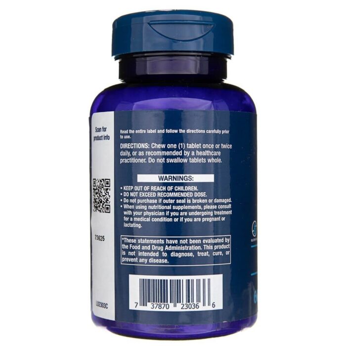 Life Extension Discomfort Relief PEA, jagoda - 60 tabletek do ssania - obrazek 3