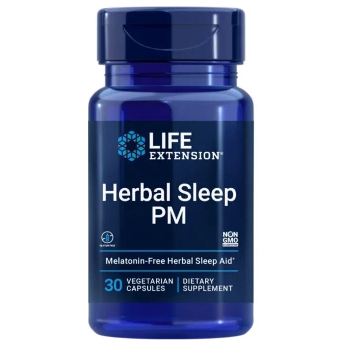 Life Extension Herbal Sleep PM - 30 kapsułek - obrazek 1